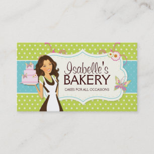 Whimsical Bakery Business Card