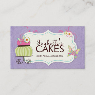 Whimsical Bakery Business Card