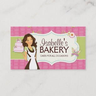 Whimsical Bakery Business Card