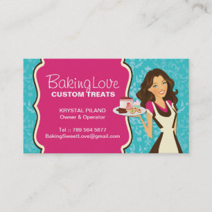 Whimsical Bakery Business Card