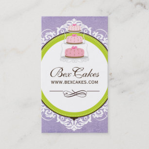 Whimsical Bakery Business Cards