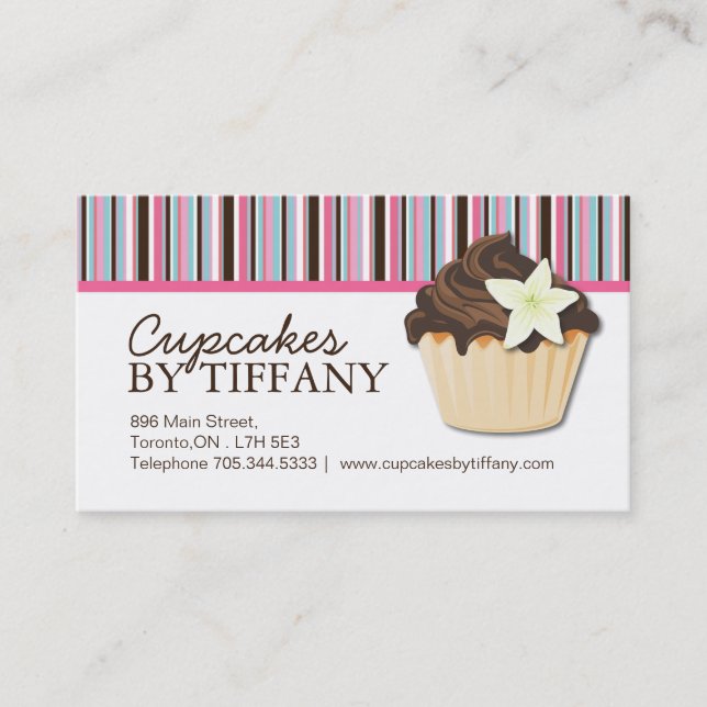 Whimsical Bakery Business Cards (Front)