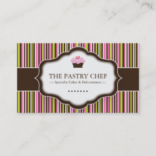 Whimsical Bakery Business Cards