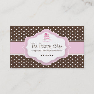 Whimsical Bakery Business Cards