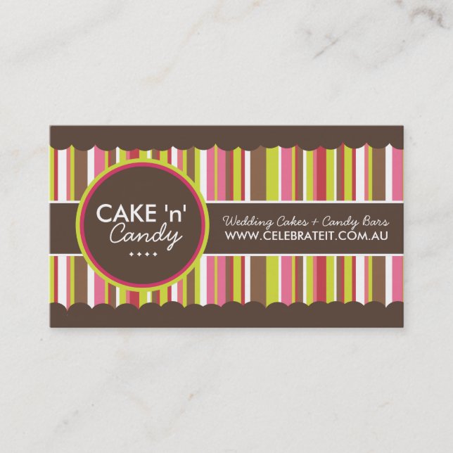 Whimsical Bakery Business Cards (Front)