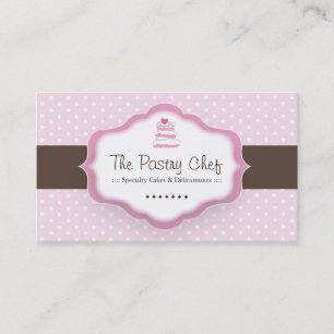 Whimsical Bakery Business Cards