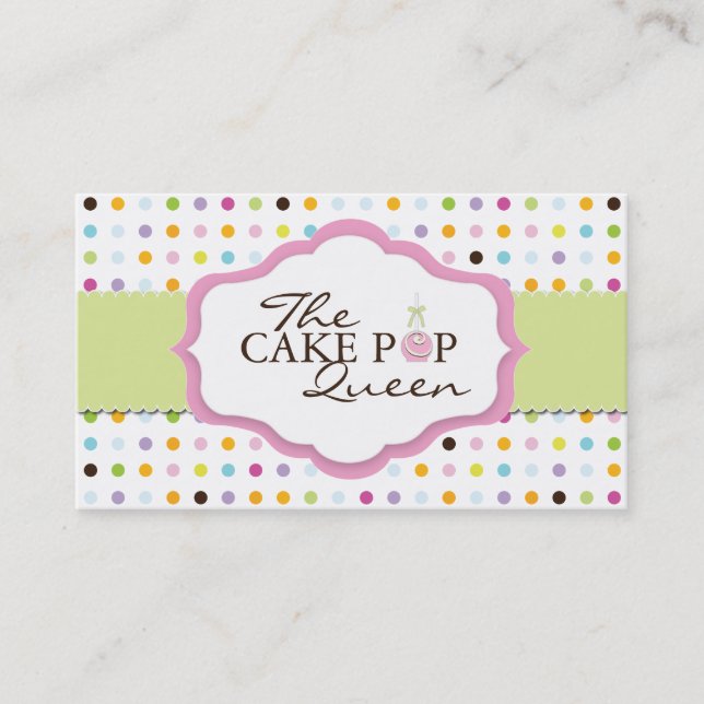 Whimsical Bakery Business Cards (Front)