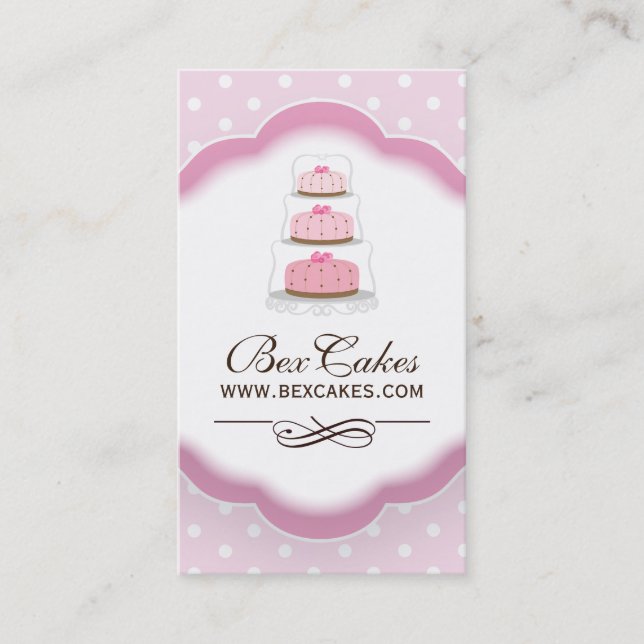 Whimsical Bakery Business Cards (Front)
