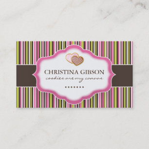 Whimsical Bakery Business Cards
