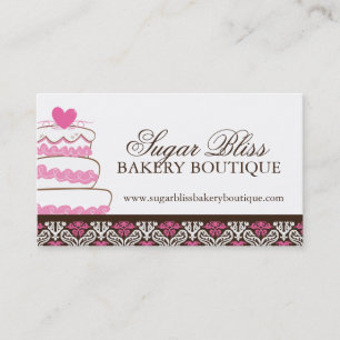 Whimsical Bakery Business Cards