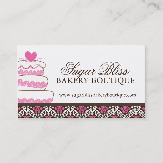 Whimsical Bakery Business Cards (Front)