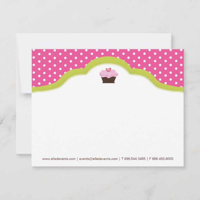 Whimsical Bakery | Cupcake Notecards (Front)