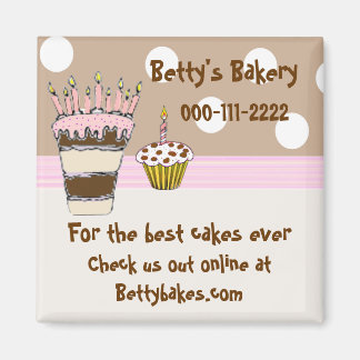 Whimsical Bakery Magnet