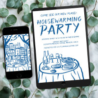 Whimsical Balcony Apartment Custom Housewarming