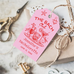 Whimsical Beach Cocktail Bachelorette Weekend Gift Tags