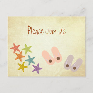 Whimsical Beach Party Invitation