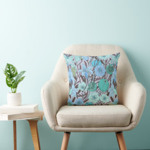 Whimsical Bible Flowers – Doodle Pattern Cushion