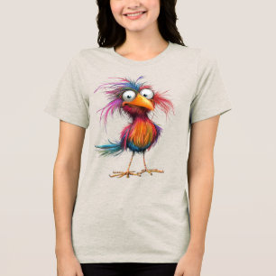 Whimsical Bird Tri-Blend Shirt