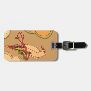 Whimsical Birds Luggage Tag