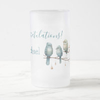 Whimsical Birds on Branches Pastel Baby Shower