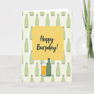Whimsical Birthday Drink Card