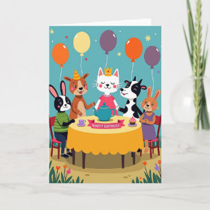 Whimsical Birthday Friends Card