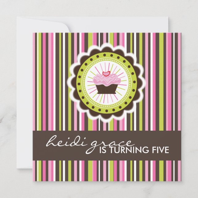 Whimsical Birthday Party Invitation (Front)