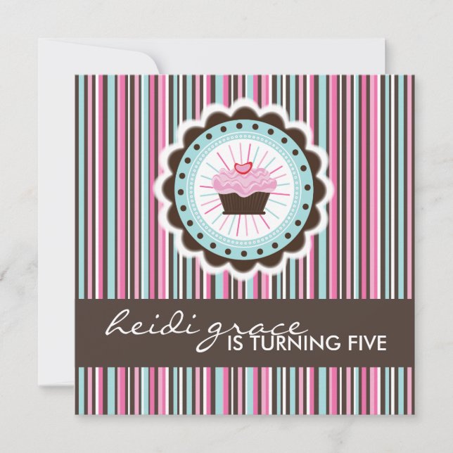 Whimsical Birthday Party Invitation (Front)