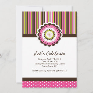 Whimsical Birthday Party Invitation