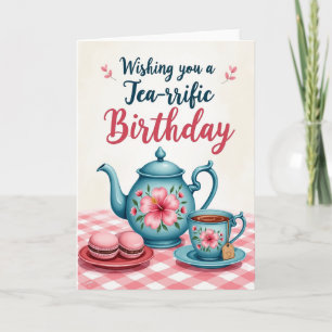 Whimsical Birthday Teacup Card