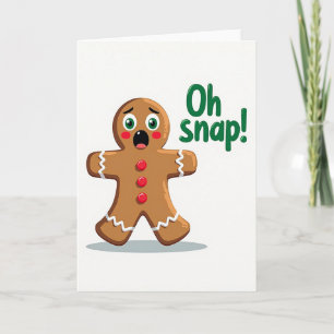 Whimsical Biscuit Christmas Card