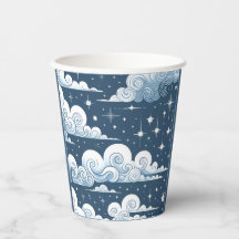 Whimsical Blue Celestial 