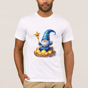 Whimsical Blue Gnome T-Shirt