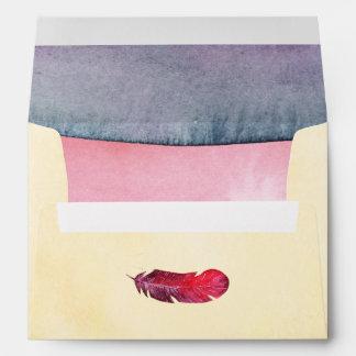 Whimsical Bohemian free spirit wedding Envelopes