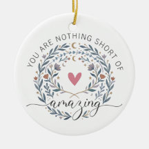 Whimsical Boho Floral Floral You Are Amazing Quote