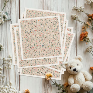 Whimsical Boho Garden Party Baby in Bloom Shower Napkin