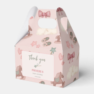 Whimsical Boho Nursery Bassinet Dreams Horse Favour Box