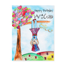 Whimsical boho WILD ONE Girl Colourful Birthday