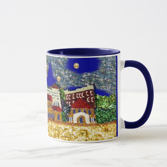 Whimsical Bondi Beach Mug (Right)