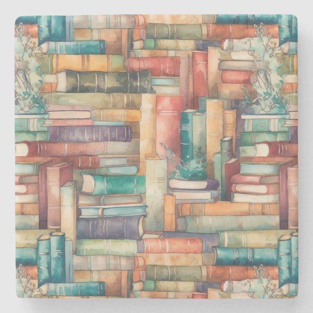 Whimsical Books Coaster (Front)