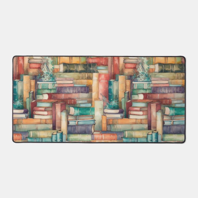 Whimsical Books Desk Pad (Front)