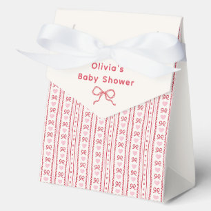 Whimsical Bow Little Sweetheart Baby Shower Favour Box