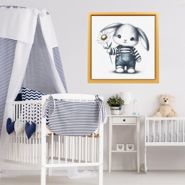 Whimsical Boy Bunny Poster (Creator Uploaded)