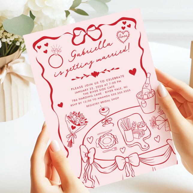 Whimsical Bridal Shower Invitation (Creator Uploaded)