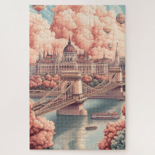 Whimsical Budapest Jigsaw Puzzle