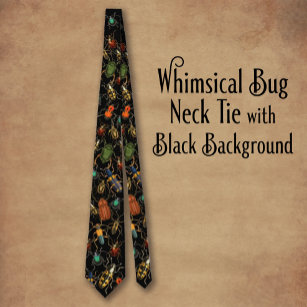 Whimsical Bug Neck Tie