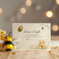 Whimsical Bumble Bee Baby Shower Diaper Raffle