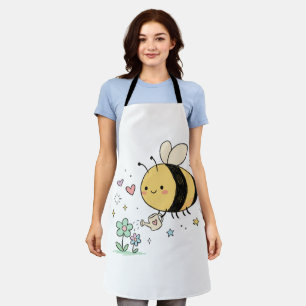  Whimsical Bumblebee Nature Lover  Apron