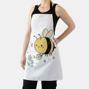 Whimsical Bumblebee Nature Lover Apron