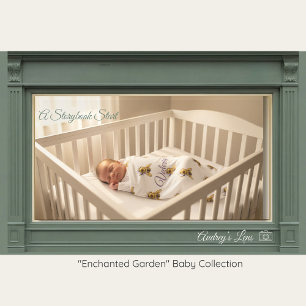 Whimsical Bumblebee & Wildflowers "Bee Happy" Fleece Blanket